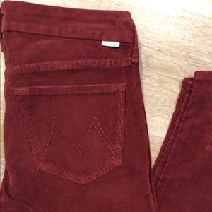 MOTHER skinny cords in “the looker”